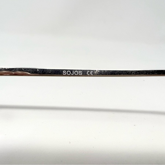 SOJOS SJ9001 C4 9210 Round Blue Light Blocking Eyeglasses Pink Silver - Picture 5 of 8